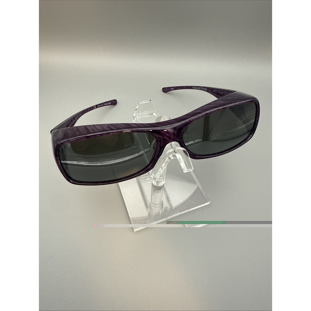 Johnathon Paul Authentic ARIA FitOvers Sunglasses 63-16-125 Purple w/crystals